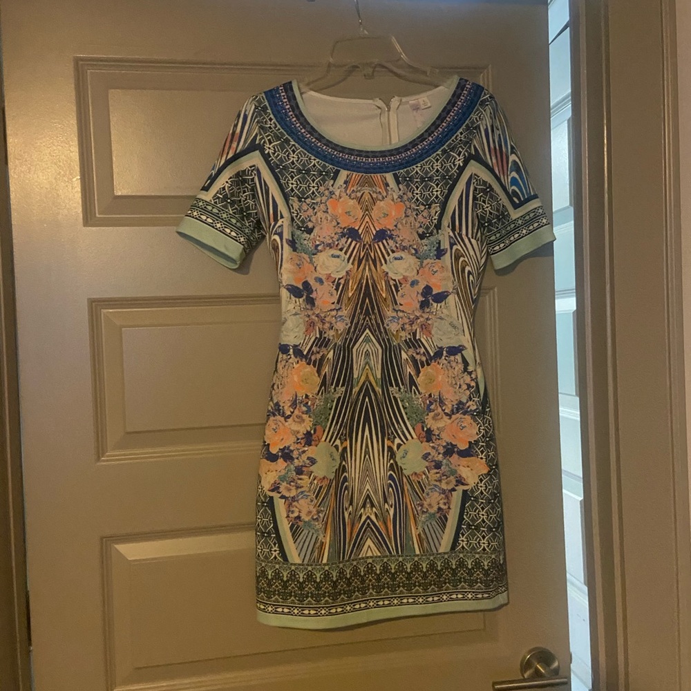 Multicolored short dress